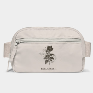 Palimpsest Layered History Botanical Illustration Bag