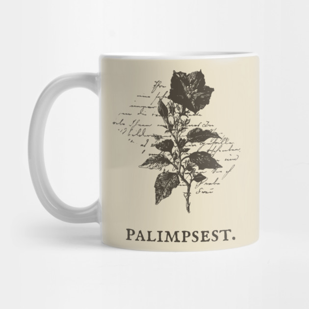 Palimpsest Layered History Botanical Illustration by TuncGK