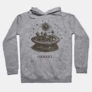 Vintage Orrery Mechanical Model of the Solar System Hoodie
