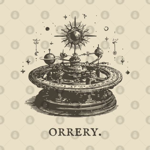 Vintage Orrery Mechanical Model of the Solar System by TuncGK