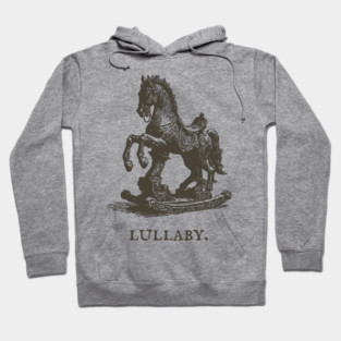 Antique Rocking Horse Lullaby Illustration Hoodie