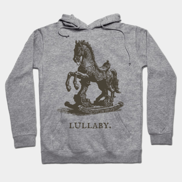 Antique Rocking Horse Lullaby Illustration Hoodie by TuncGK