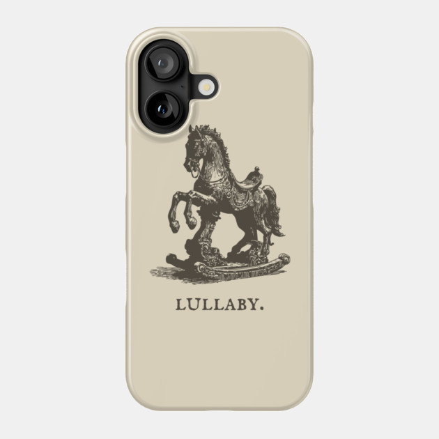 Antique Rocking Horse Lullaby Illustration Phone Case by TuncGK