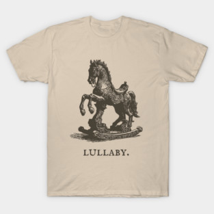 Antique Rocking Horse Lullaby Illustration T-Shirt