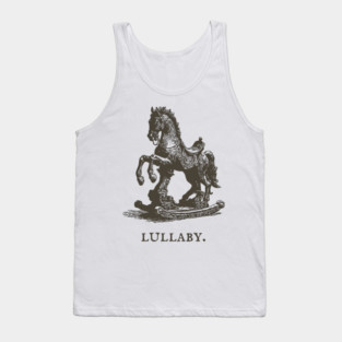 Antique Rocking Horse Lullaby Illustration Tank Top