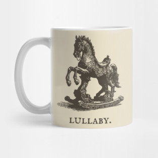 Antique Rocking Horse Lullaby Illustration Mug
