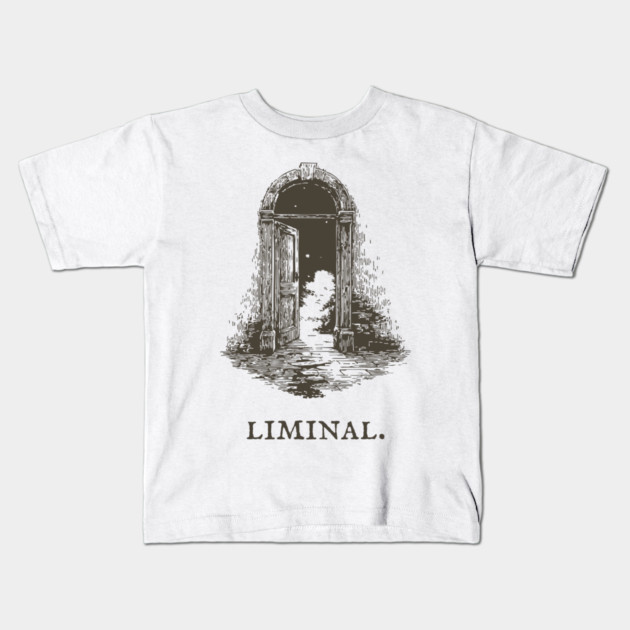 Liminal Doorway to a Starry World Kids T-Shirt by TuncGK