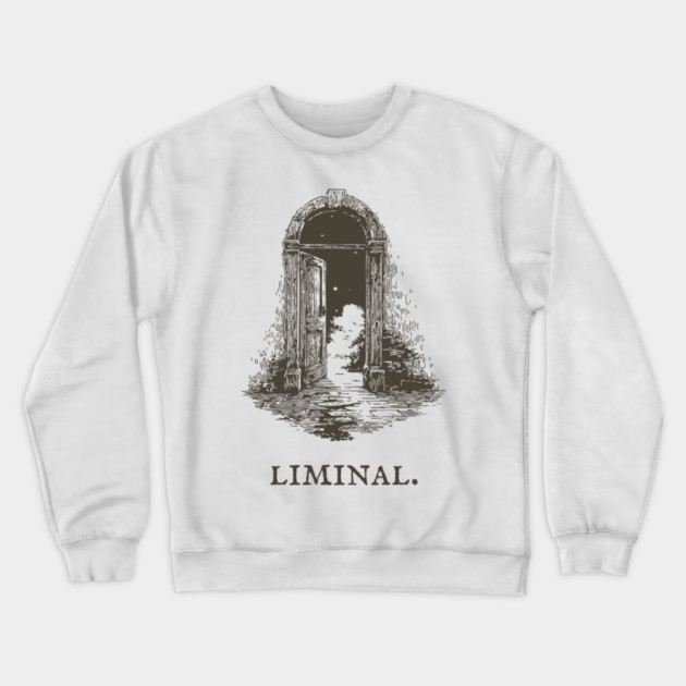 Liminal Doorway to a Starry World Crewneck Sweatshirt by TuncGK