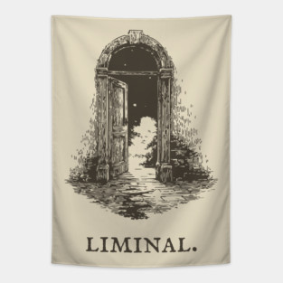 Liminal Doorway to a Starry World Tapestry