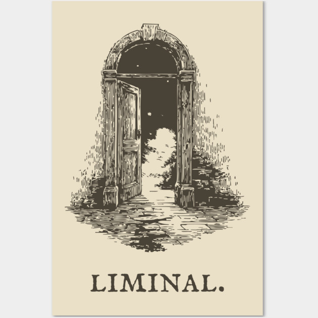 Liminal Doorway to a Starry World Wall Art by TuncGK