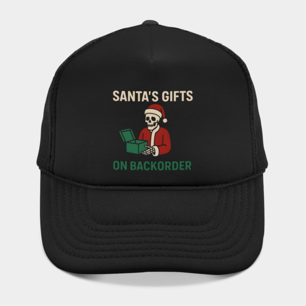 Santa’s Gifts on Backorder Funny Christmas Skeleton Graphic by MakerMind8.2