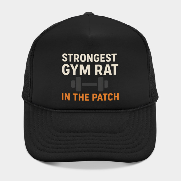 Strongest Gym Rat in the Patch Funny Fitness Halloween Graphic by MakerMind8.2