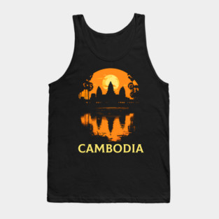 Angkor Wat Cambodian Khmer Cambodian Tank Top