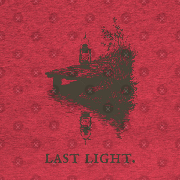 Last Light Lantern on a Dock Illustration by TuncGK