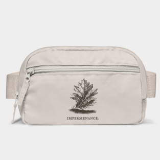 Impermanence Decaying Leaf Illustration Bag