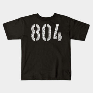 804 - Area Code Richmond Va Kids T-Shirt
