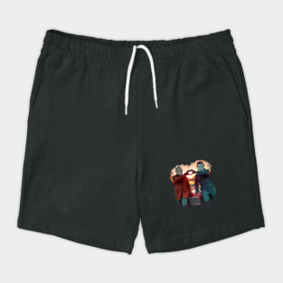 Michael Myers and Jason Voorhees Heart Hands Shorts