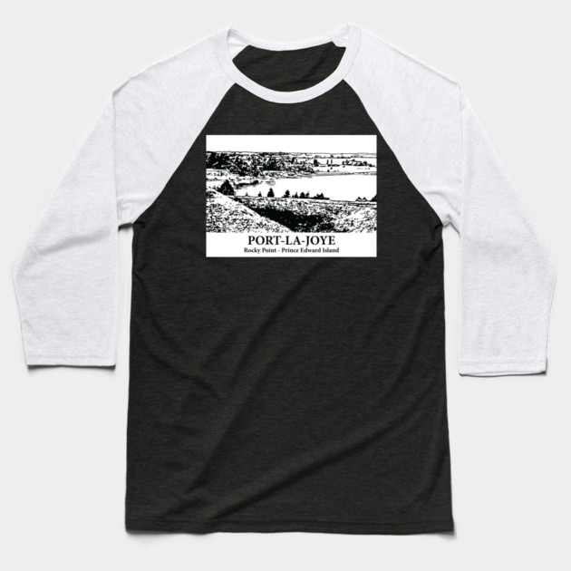 Port-la-Joye - Rocky Point PEI Baseball T-Shirt by Lakeric