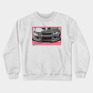 Mitsubishi Lancer evolution Rally JDM Car Crewneck Sweatshirt