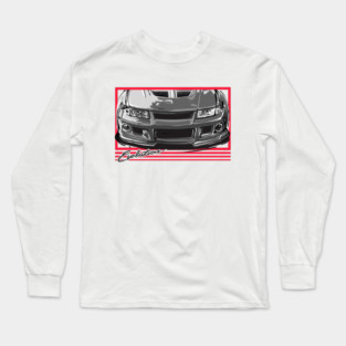 Mitsubishi Lancer evolution Rally JDM Car Long Sleeve T-Shirt