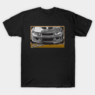 Mitsubishi Lancer evolution Rally Car. T-Shirt
