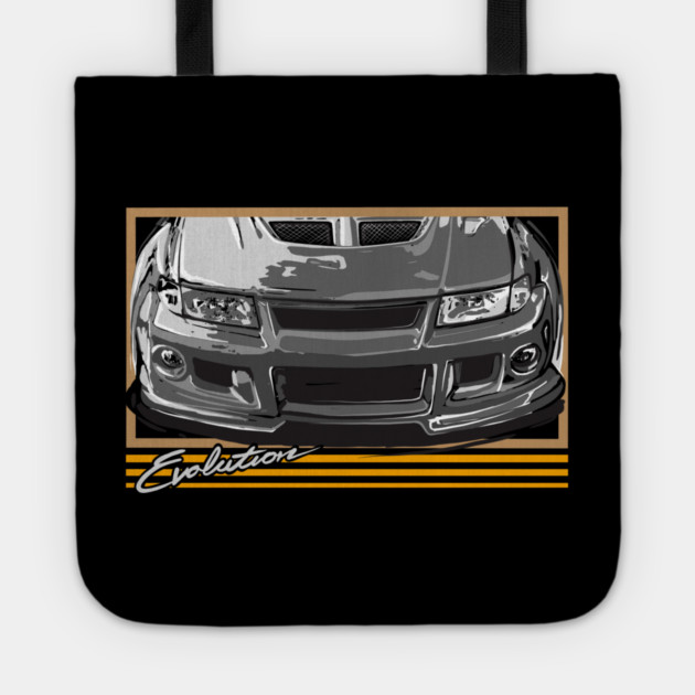 Mitsubishi Lancer evolution Rally Car. Tote by monsalveautos