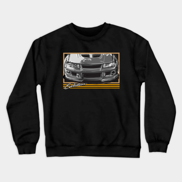 Mitsubishi Lancer evolution Rally Car. Crewneck Sweatshirt by monsalveautos