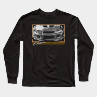Mitsubishi Lancer evolution Rally Car. Long Sleeve T-Shirt