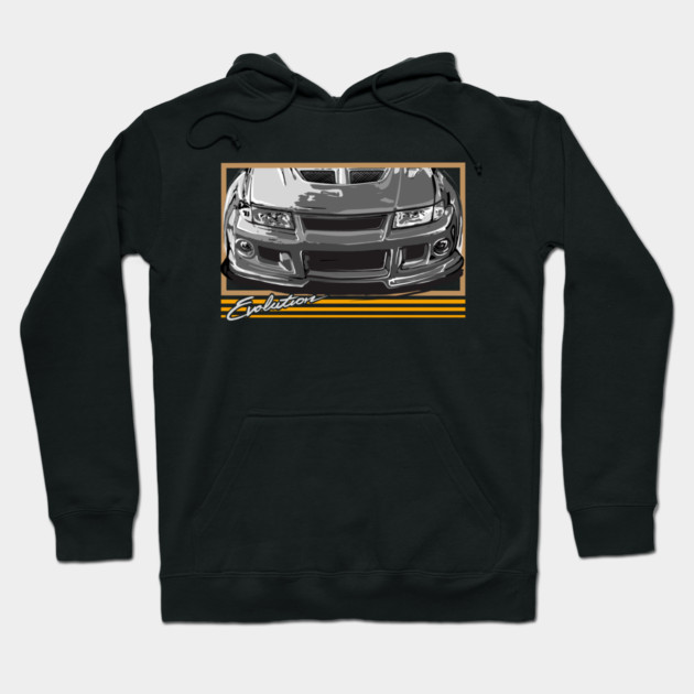 Mitsubishi Lancer evolution Rally Car. Hoodie by monsalveautos