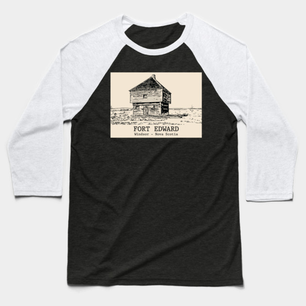 Fort Edward - Windsor NS Baseball T-Shirt by Lakeric