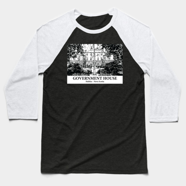Government House - Halifax NS Baseball T-Shirt by Lakeric