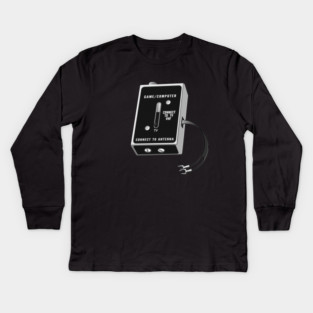 Retro Gamer RF Adapter Kids Long Sleeve T-Shirt