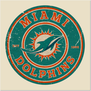 Miami dolphins vintage#2 Posters and Art