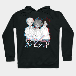 Promised Neverland - Glitch Art Hoodie