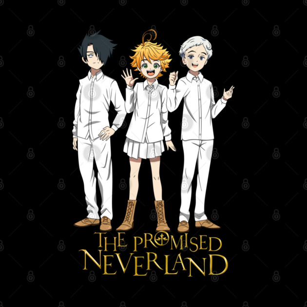 Promised Neverland - Emma, Ray and Norman by Otaku Vibes