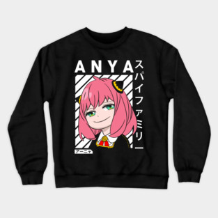 Anya Forger Cute Smirk Pose – Spy x Family Crewneck Sweatshirt