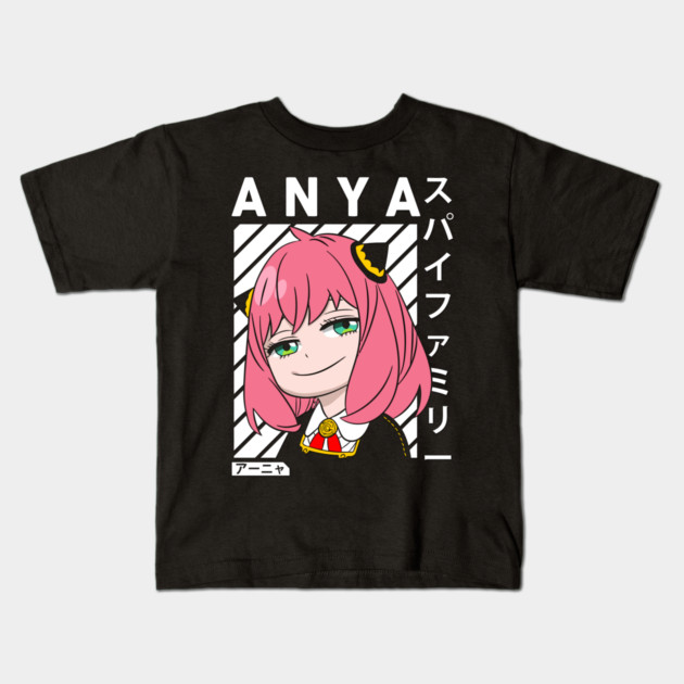 Anya Forger Cute Smirk Pose – Spy x Family Kids T-Shirt by Otaku Vibes
