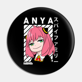 Anya Forger Cute Smirk Pose – Spy x Family Pin
