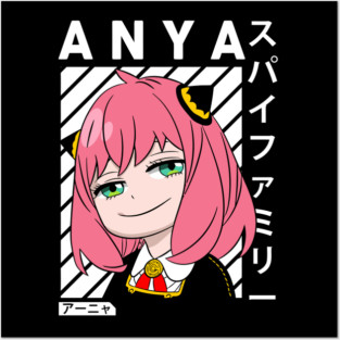 Anya Forger Cute Smirk Pose – Spy x Family Posters and Art