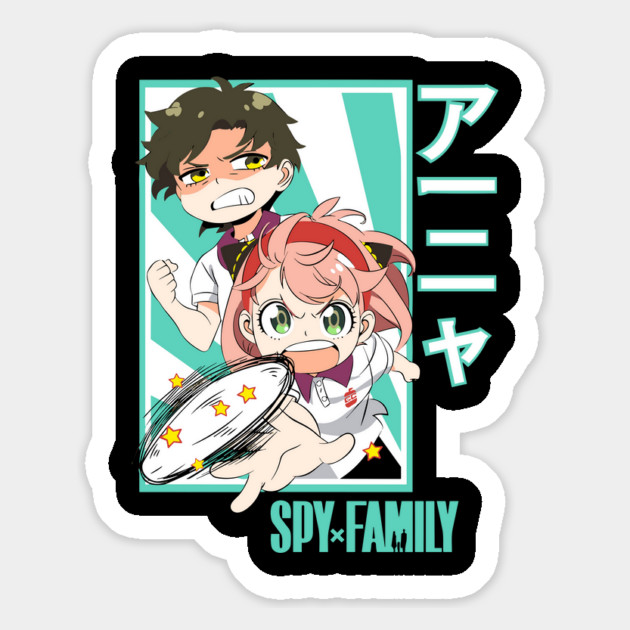 Anya with Damian – Spy x Family Magnet by Otaku Vibes