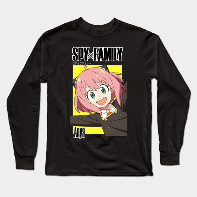 Anya Close-Up Sparkling Eyes – Spy x Family Long Sleeve T-Shirt by Otaku Vibes
