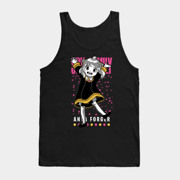 Anya Forger with Big Smile – Spy x Family Tank Top by Otaku Vibes