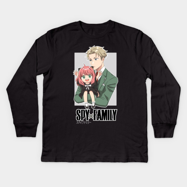 Loid and Anya Father-Daughter Bond – Spy x Family Kids Long Sleeve T-Shirt by Otaku Vibes