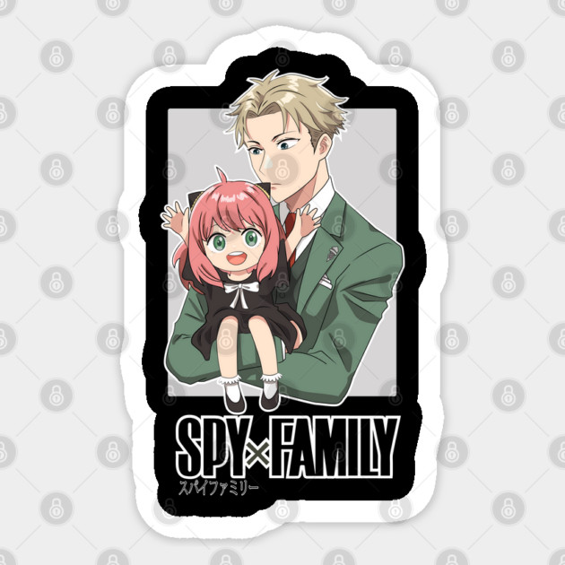 Loid and Anya Father-Daughter Bond – Spy x Family Sticker by Otaku Vibes