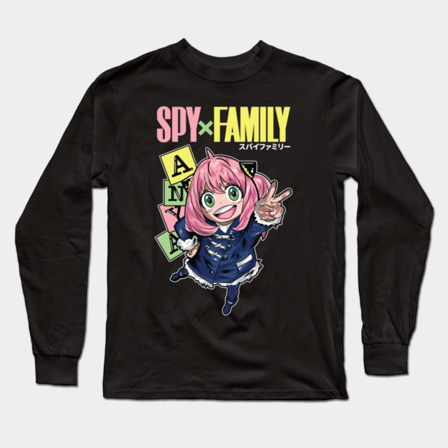 Spy x Family - Anya Forger Cool Art Long Sleeve T-Shirt by Otaku Vibes
