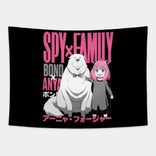 Anya and Bond – Spy x Family Tapestry