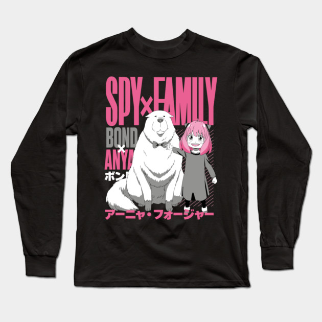 Anya and Bond – Spy x Family Long Sleeve T-Shirt by Otaku Vibes