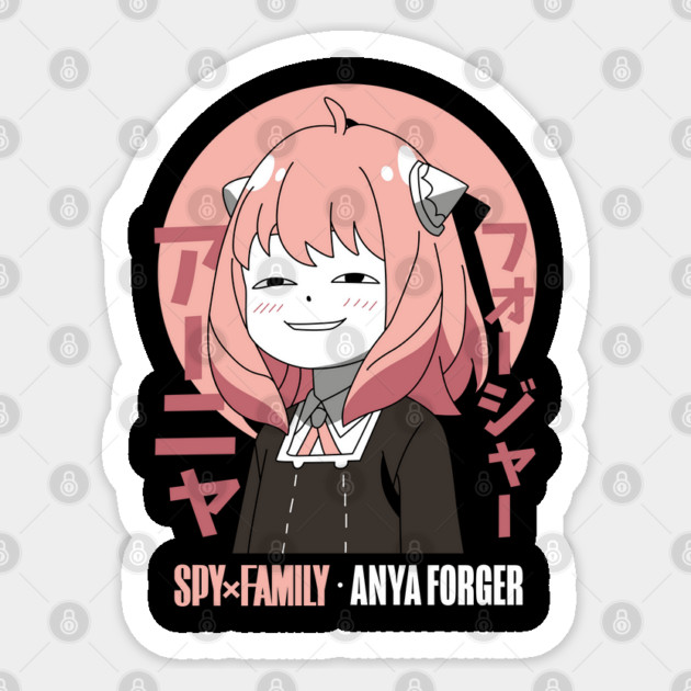 Anya Forger Smirk Pose – Spy x Family Sticker by Otaku Vibes