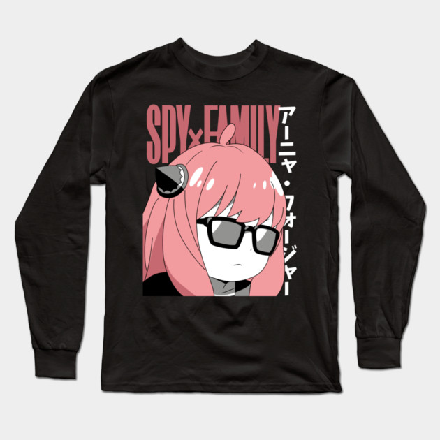 Spy x Family - Anya Forger Cool Art Long Sleeve T-Shirt by Otaku Vibes