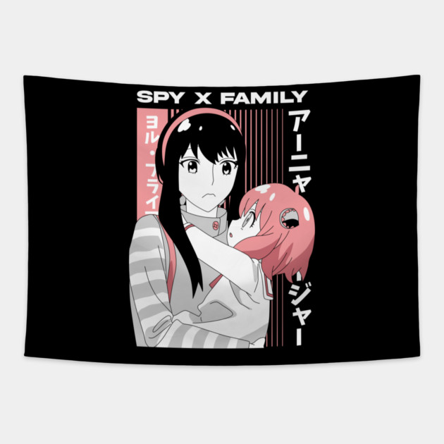 Anya and Yor Forger - Spy x Family Tapestry by Otaku Vibes